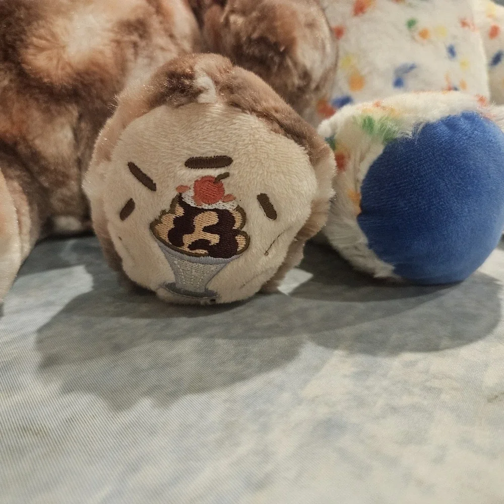 Build A Bear Baskin Robbins Sundae Bear & Dairy Queen Blizzard Bear Plush Bundle